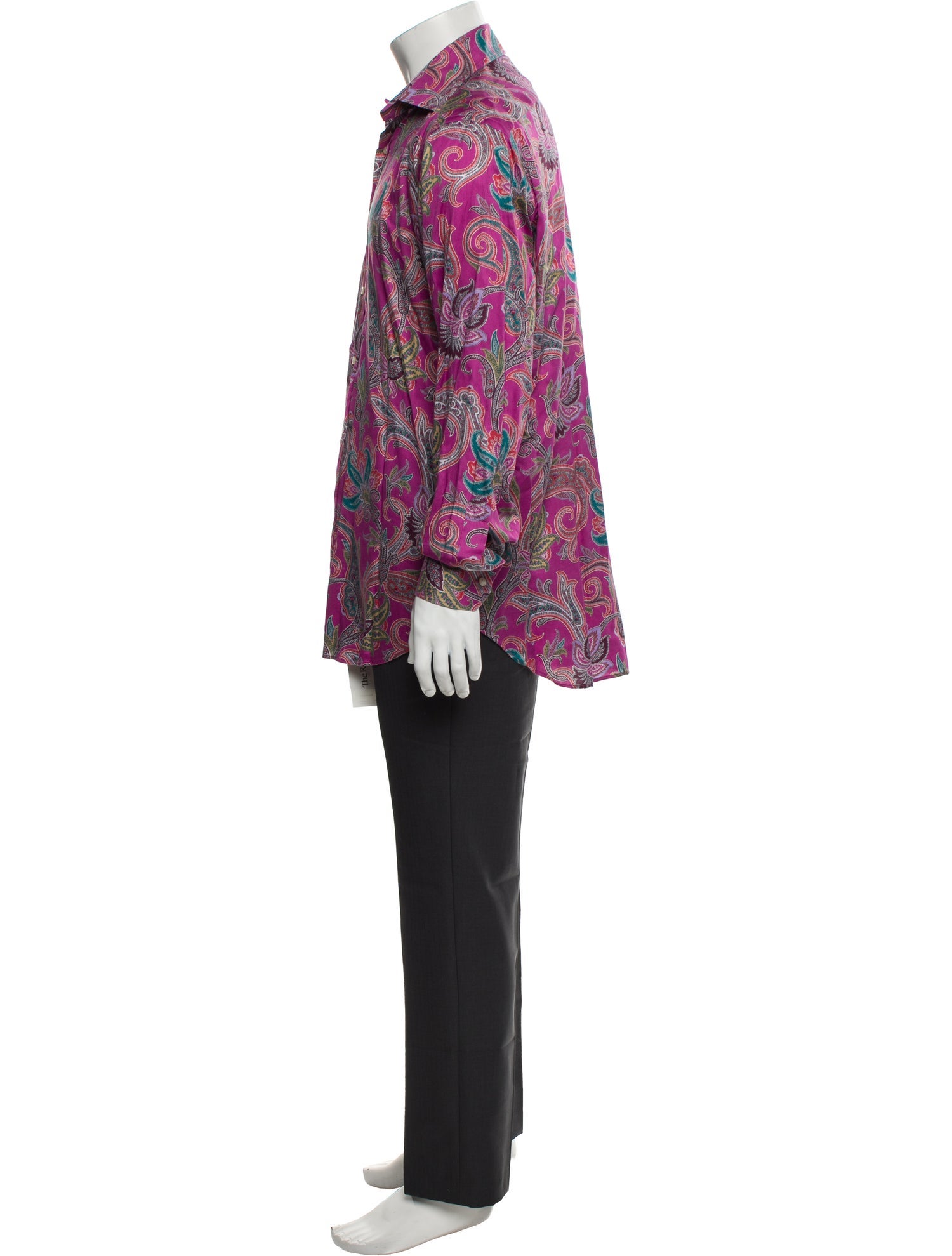 Etro Paisley Print Long Sleeve Shirt
