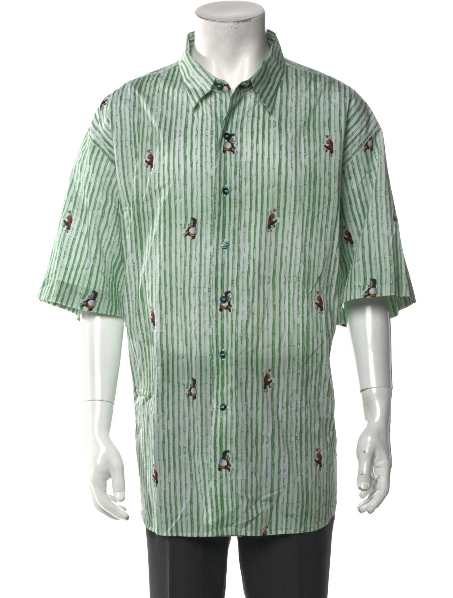 Etro Striped Three-Quarter Sleeve Shirt