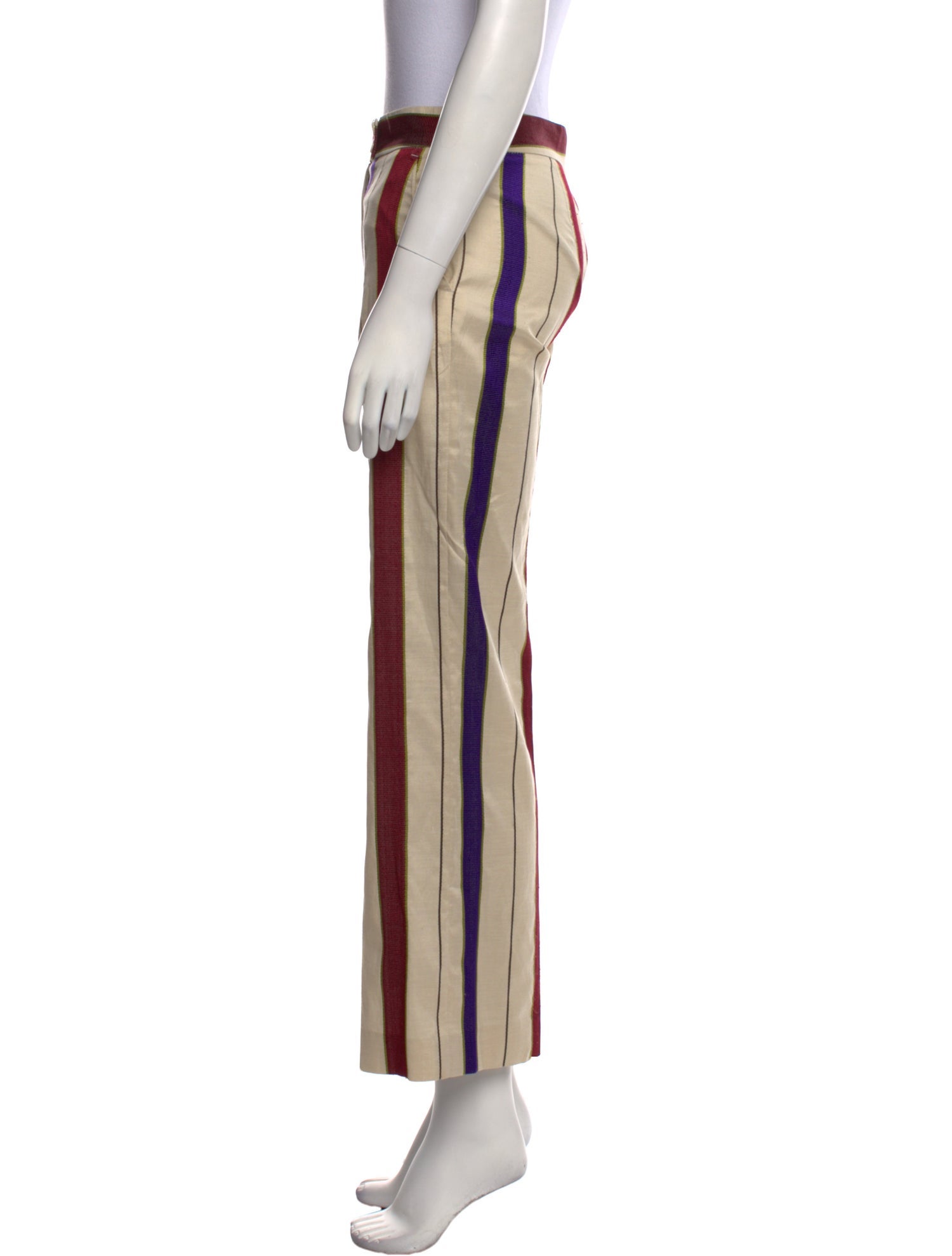 Etro Striped Wide Leg Pants