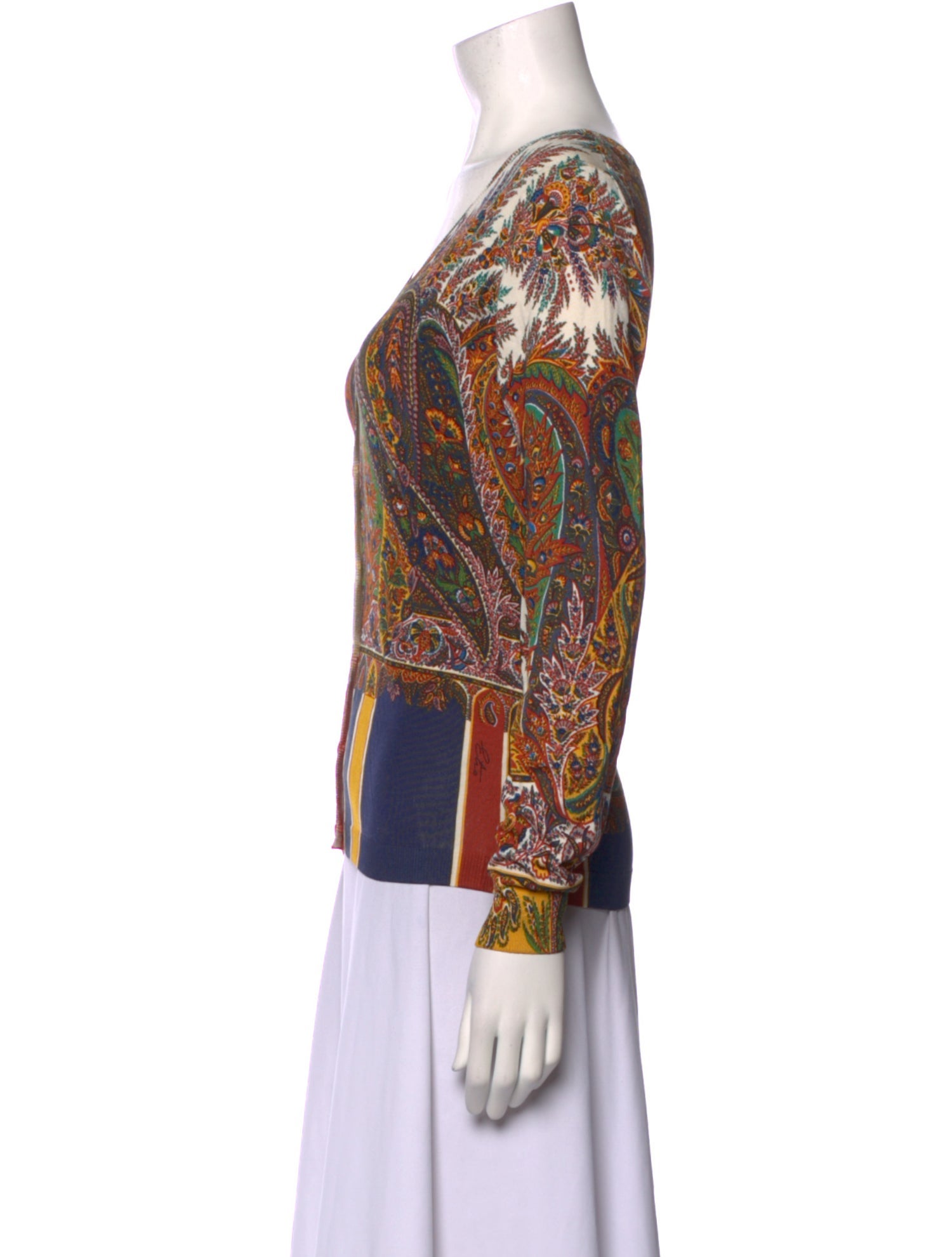 Etro Silk Paisley Print Top