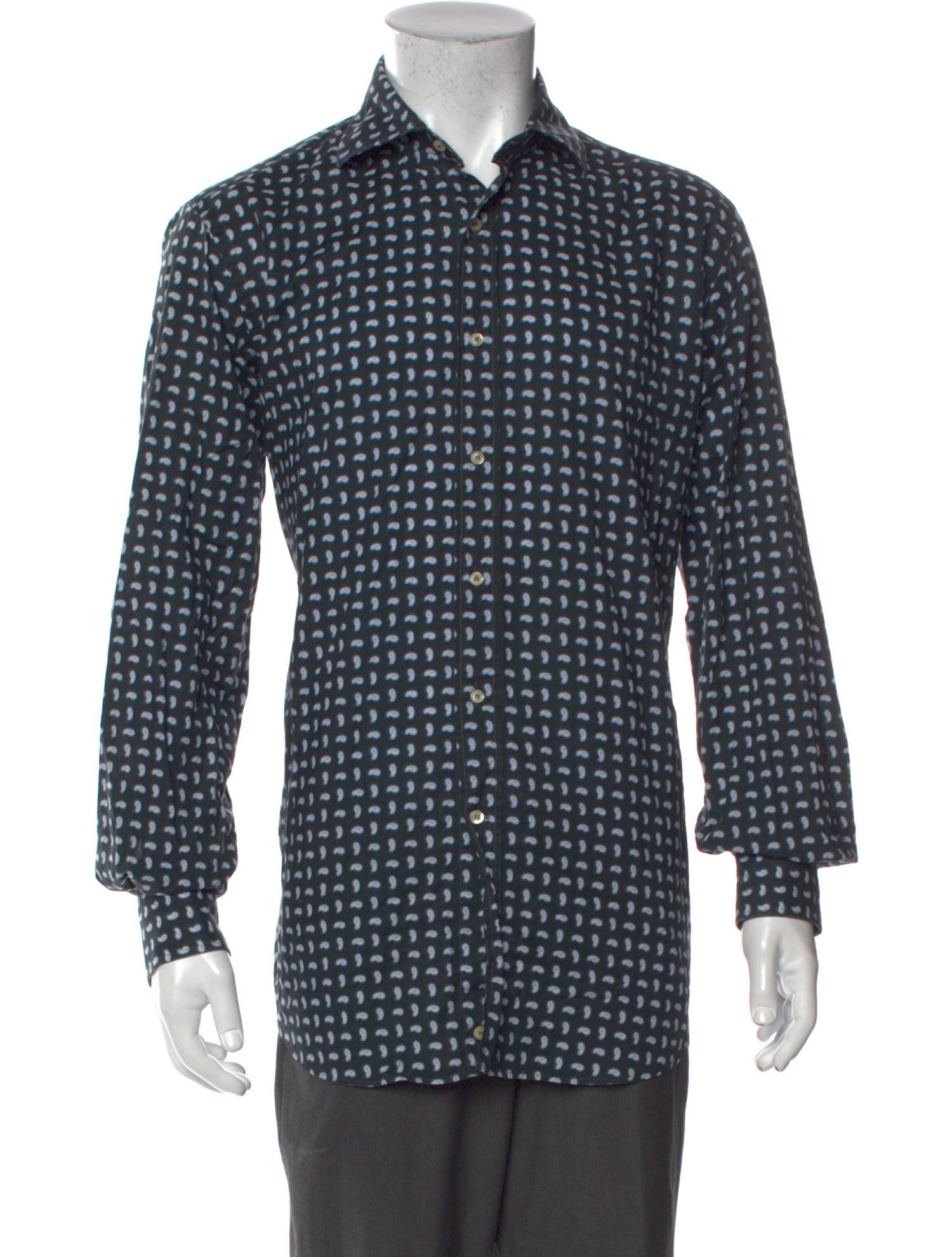 Etro Printed Long Sleeve Shirt