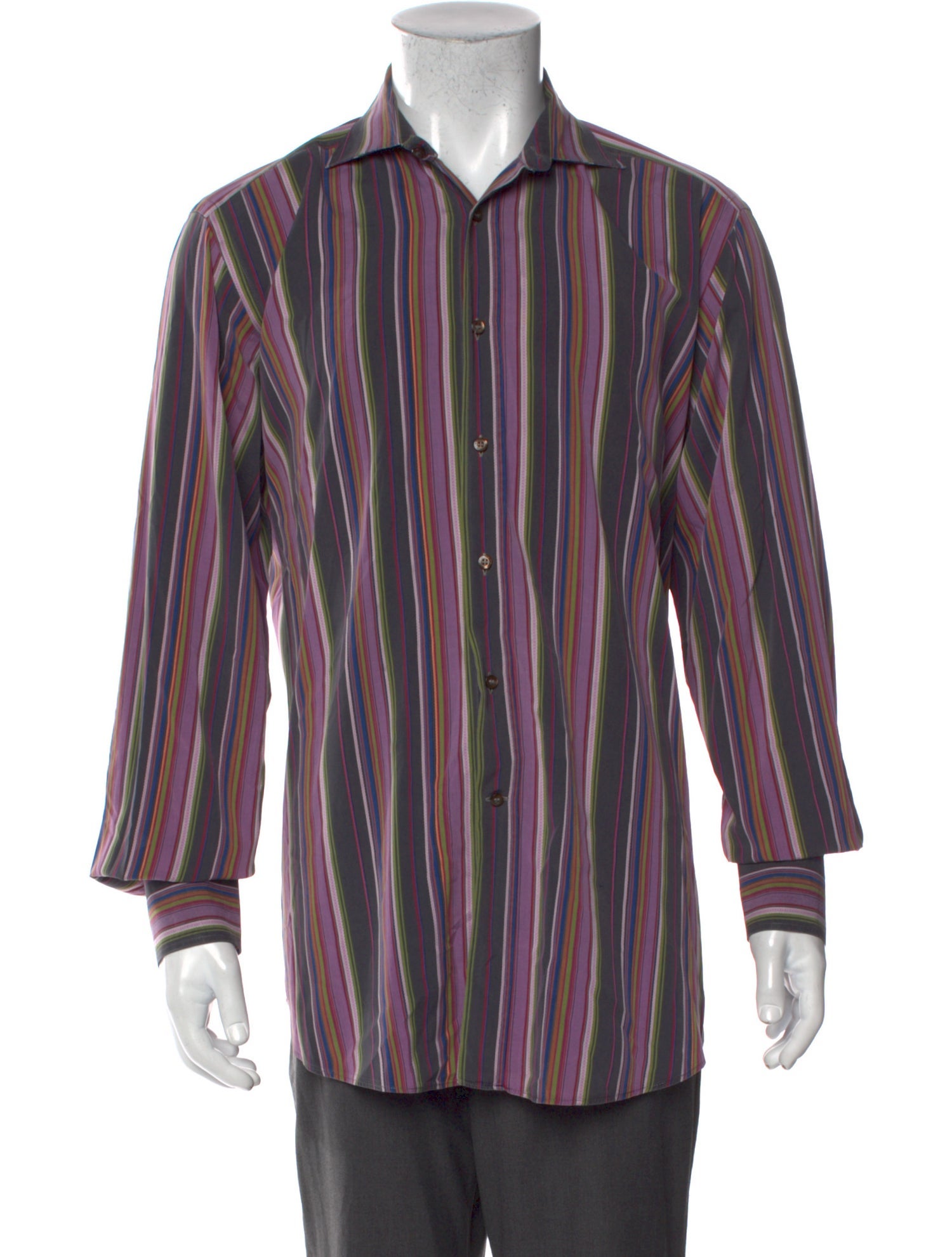 Etro Striped Long Sleeve Shirt