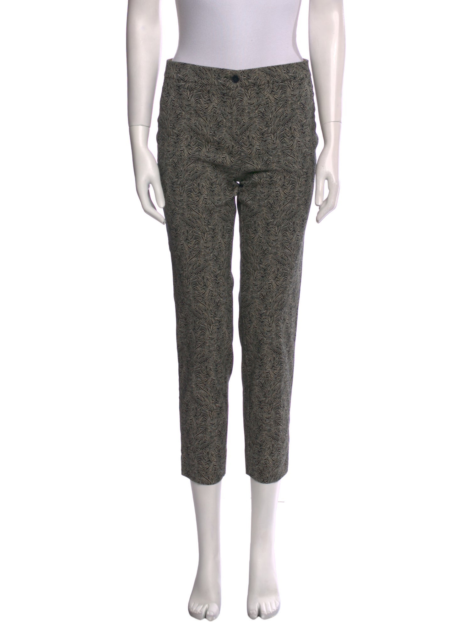 Etro Printed Skinny Leg Pants