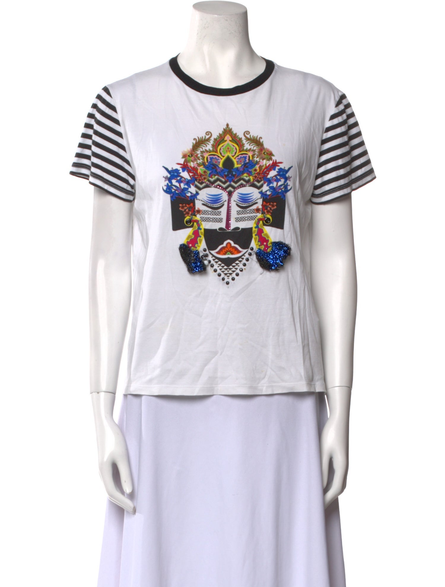 Etro Graphic Print Crew Neck T-Shirt