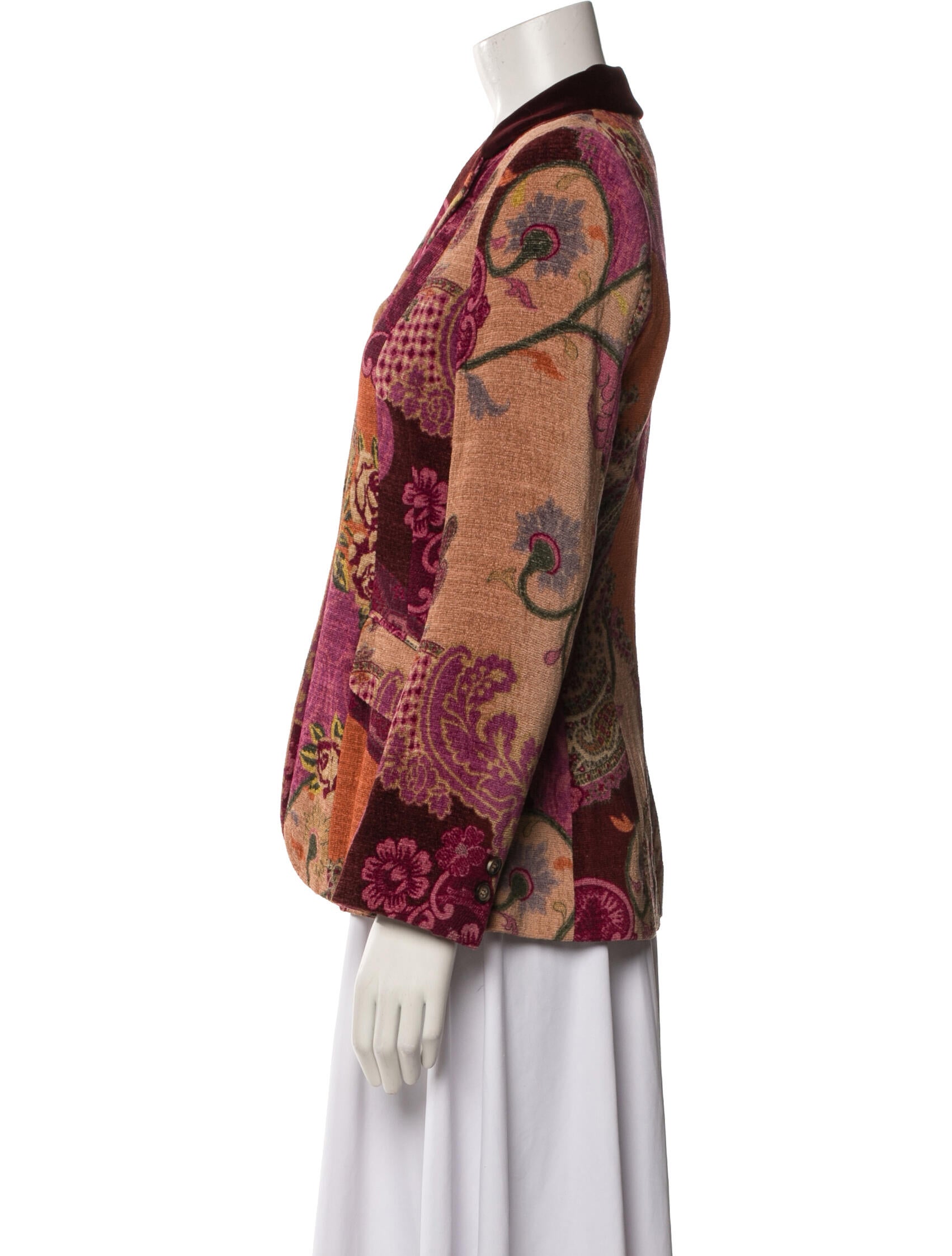 Etro Floral Print Blazer