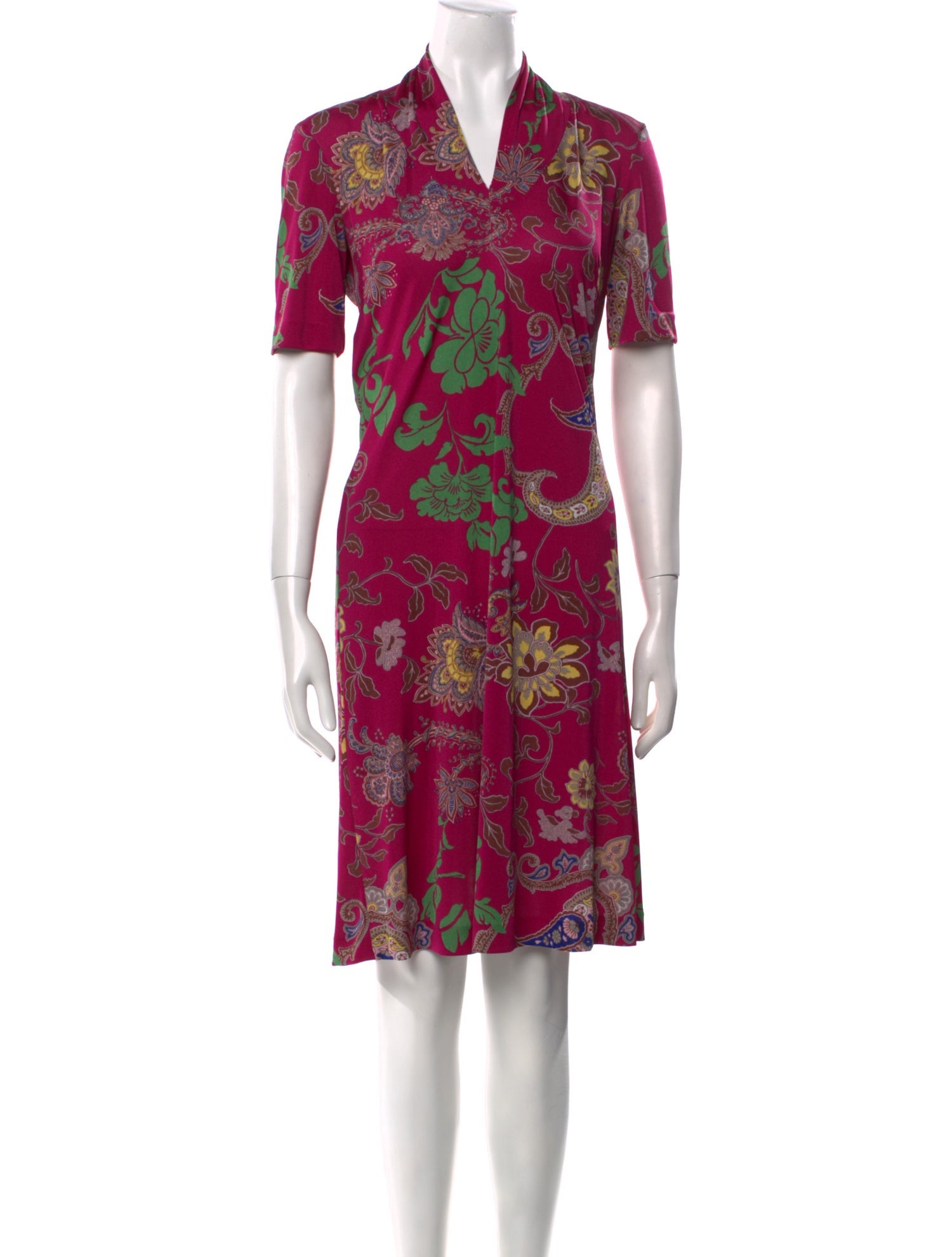 Etro Floral Print Mini Dress