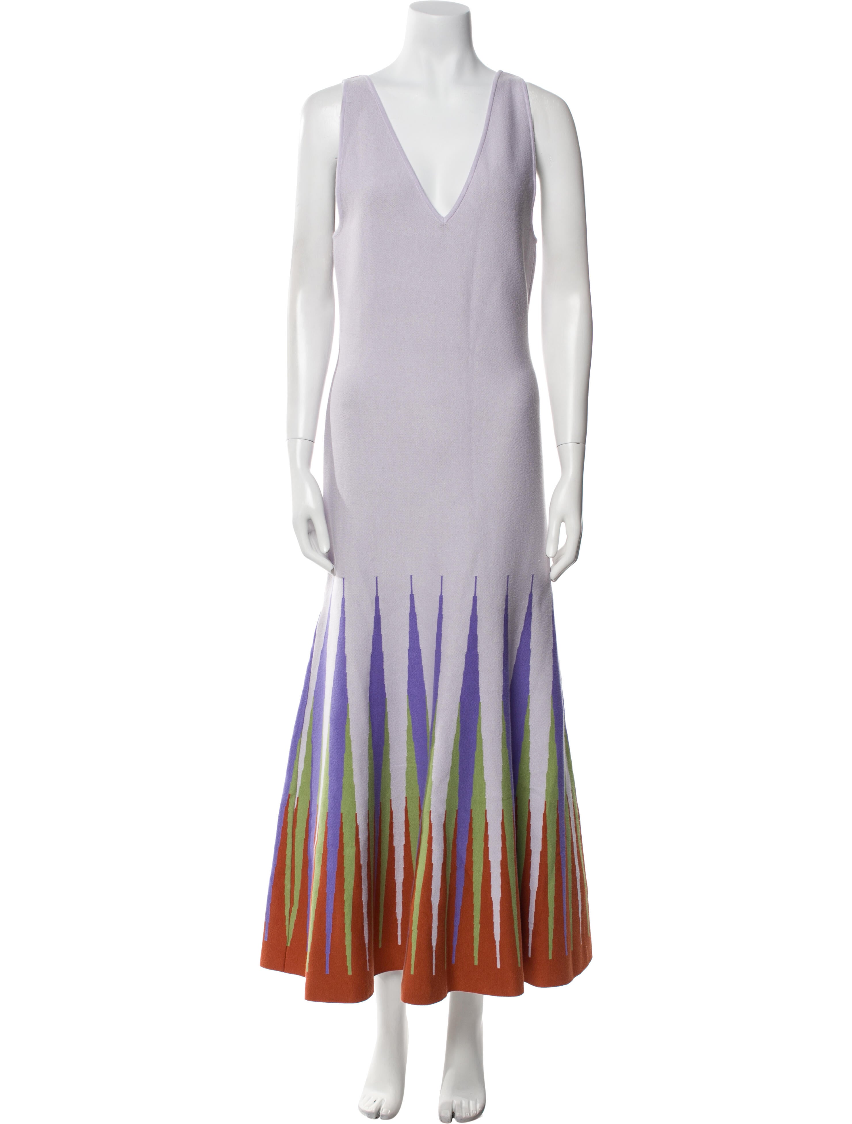 Etro Striped Long Dress