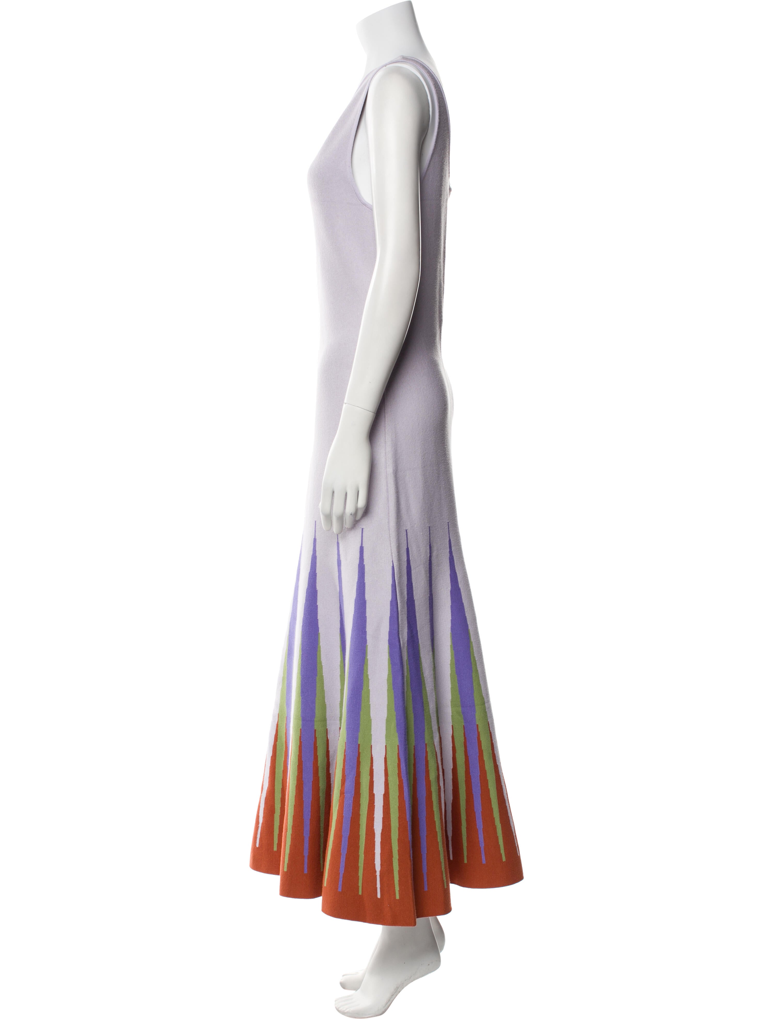 Etro Striped Long Dress