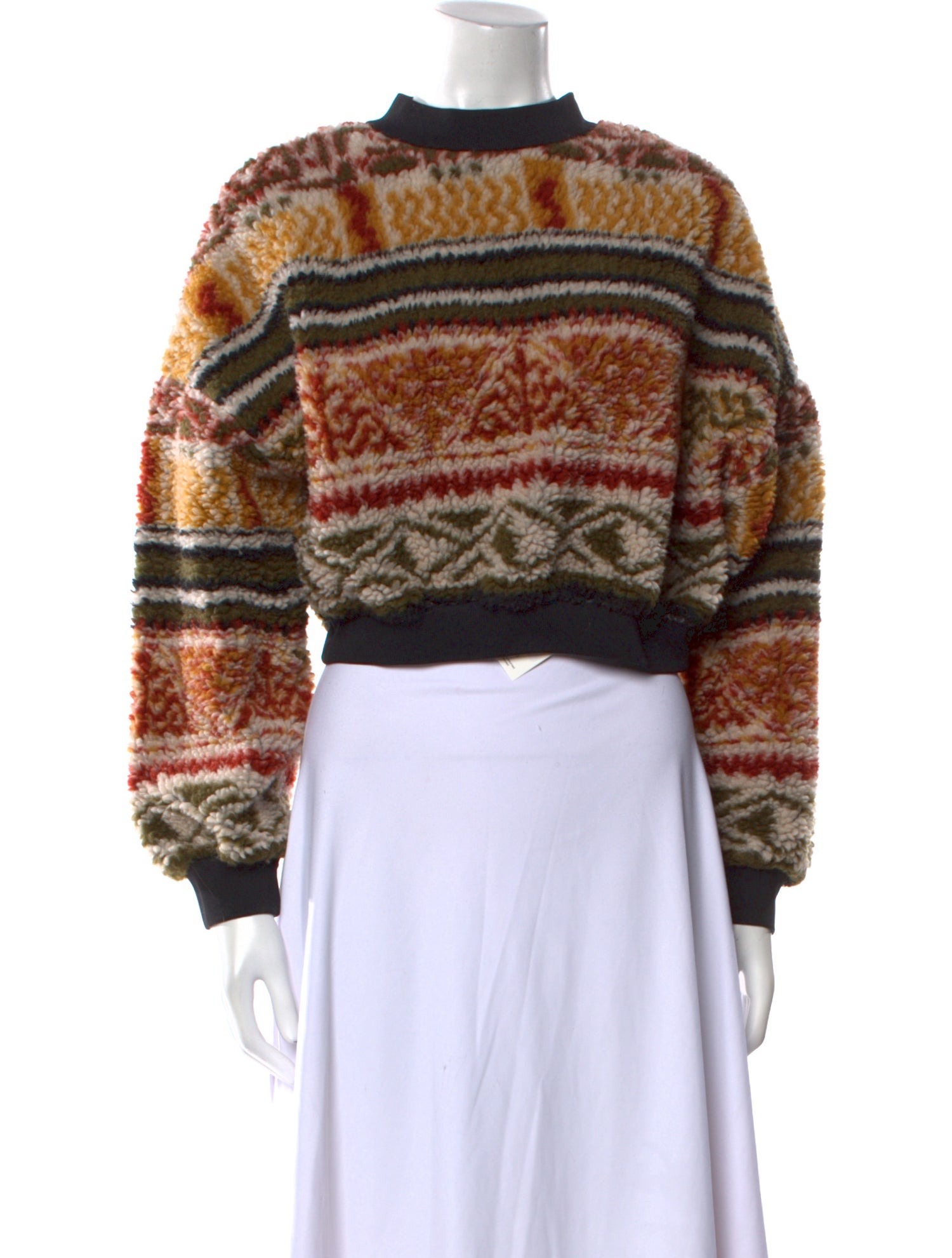 Etro Printed Mock Neck Sweatshirt
