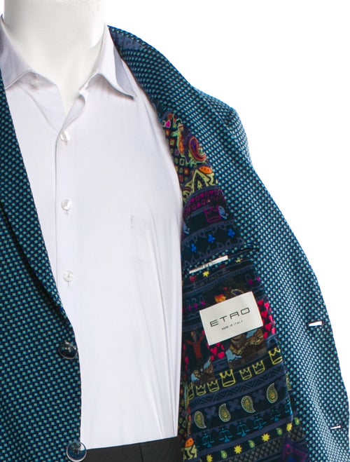 Etro Polka Dot Print Blazer