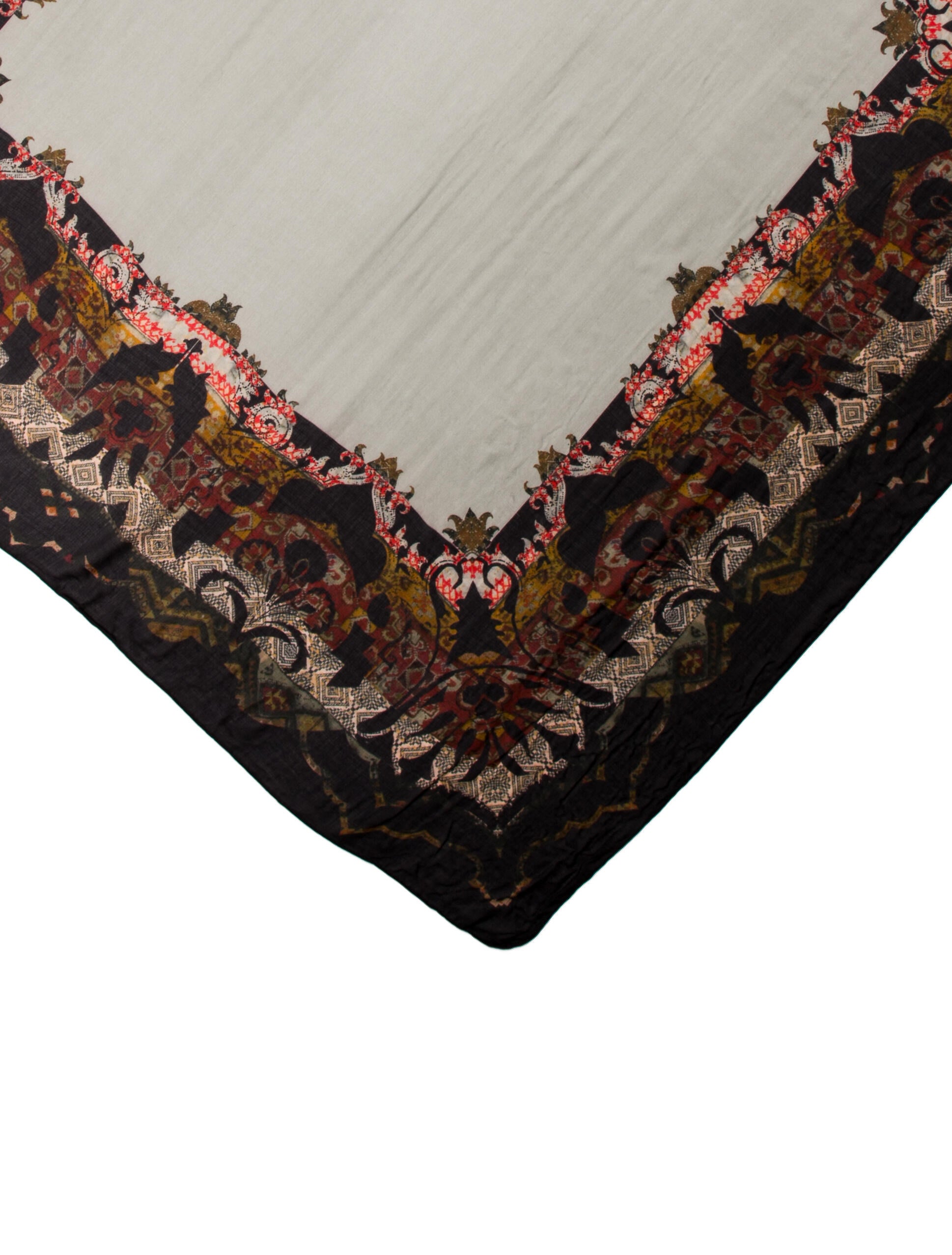 Etro Silk Floral Print Scarf