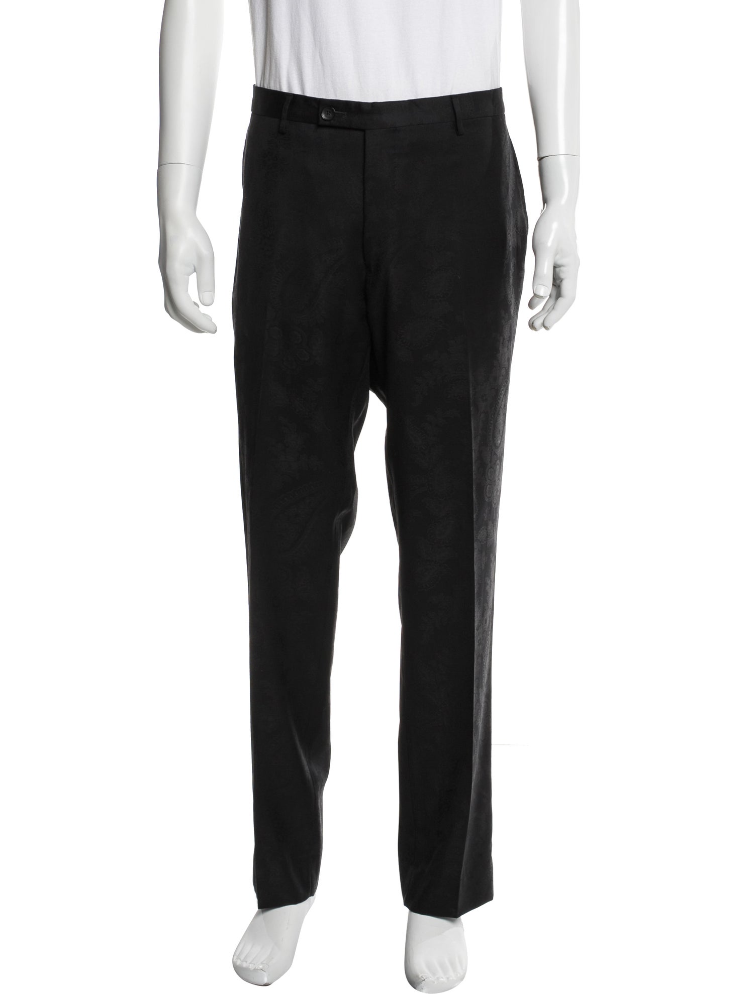 Etro Virgin Wool Dress Pants