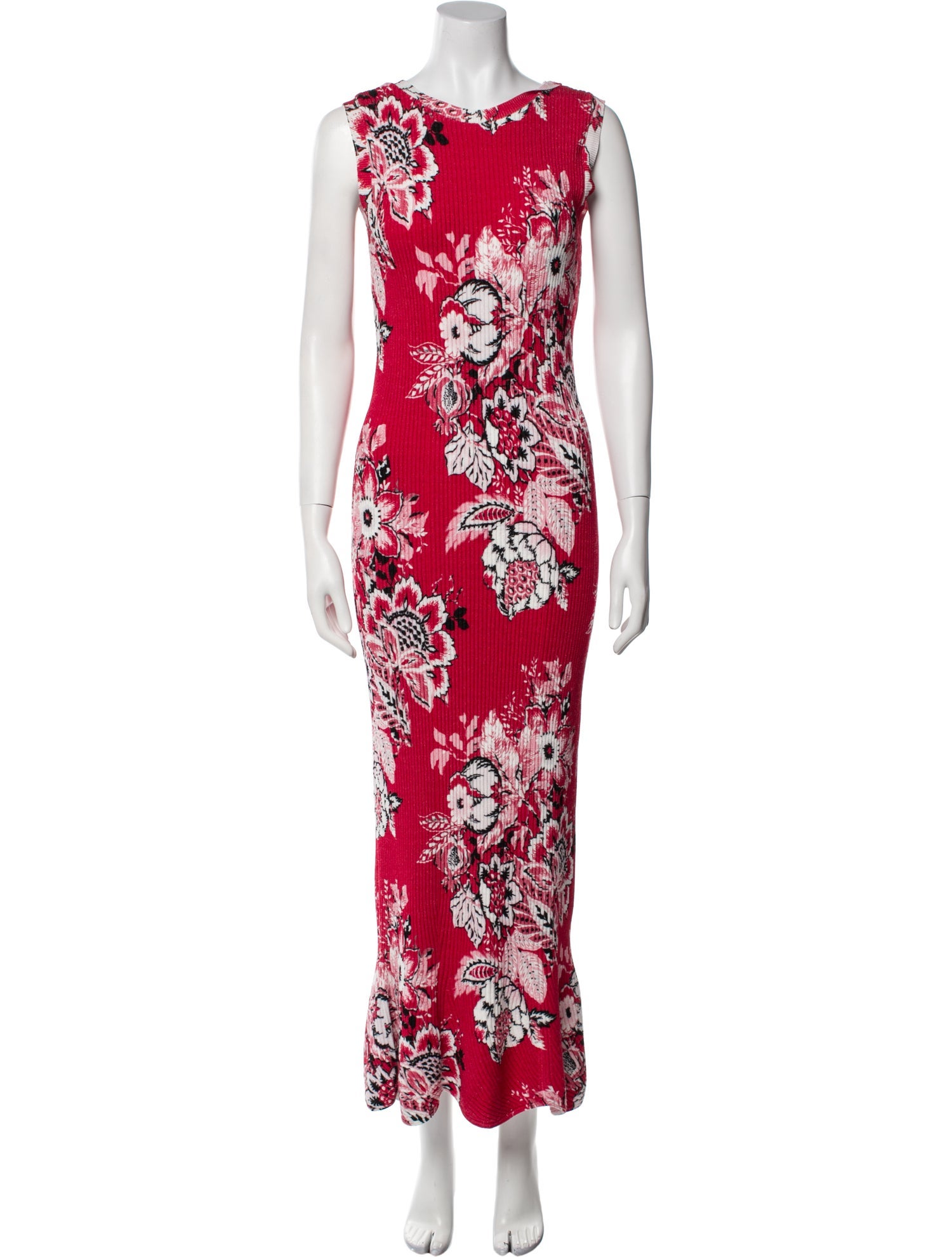 Etro Floral Print Long Dress