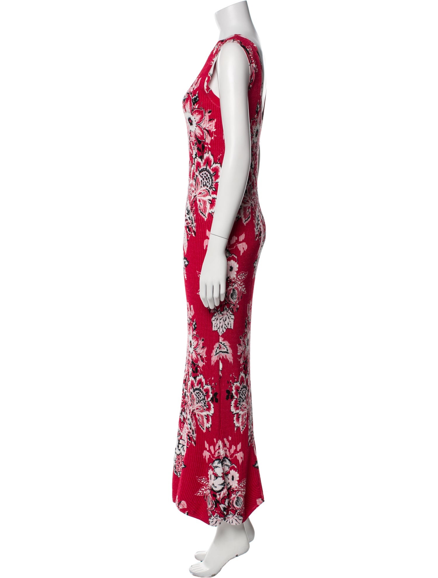 Etro Floral Print Long Dress