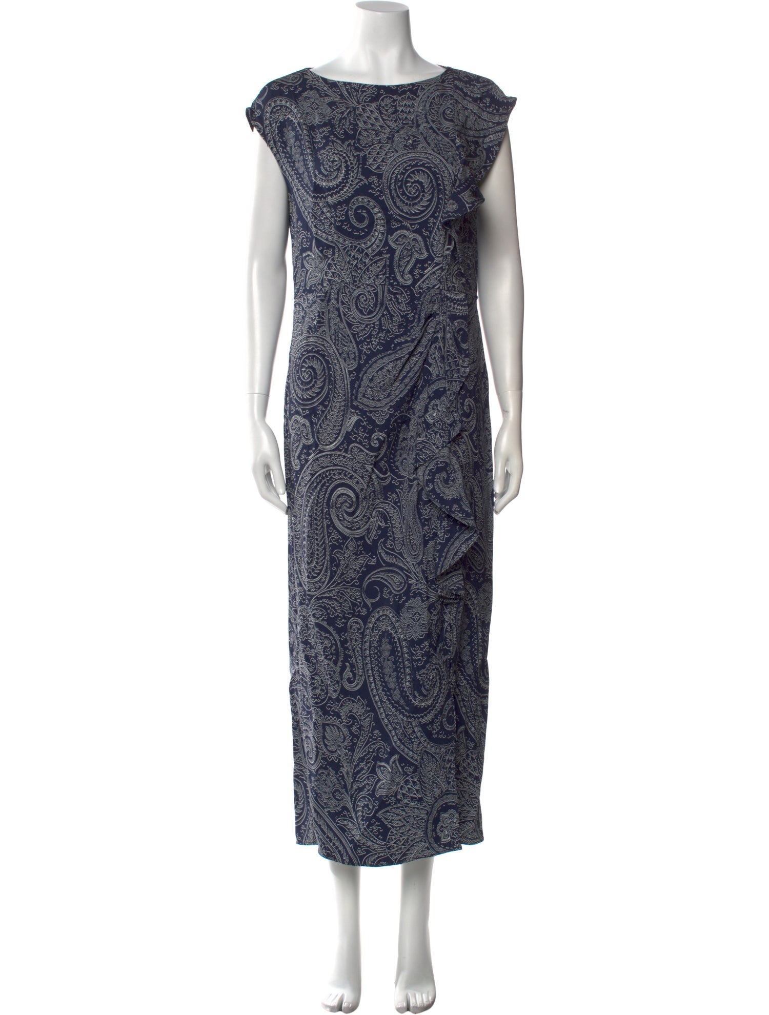 Etro Paisley Print Long Dress