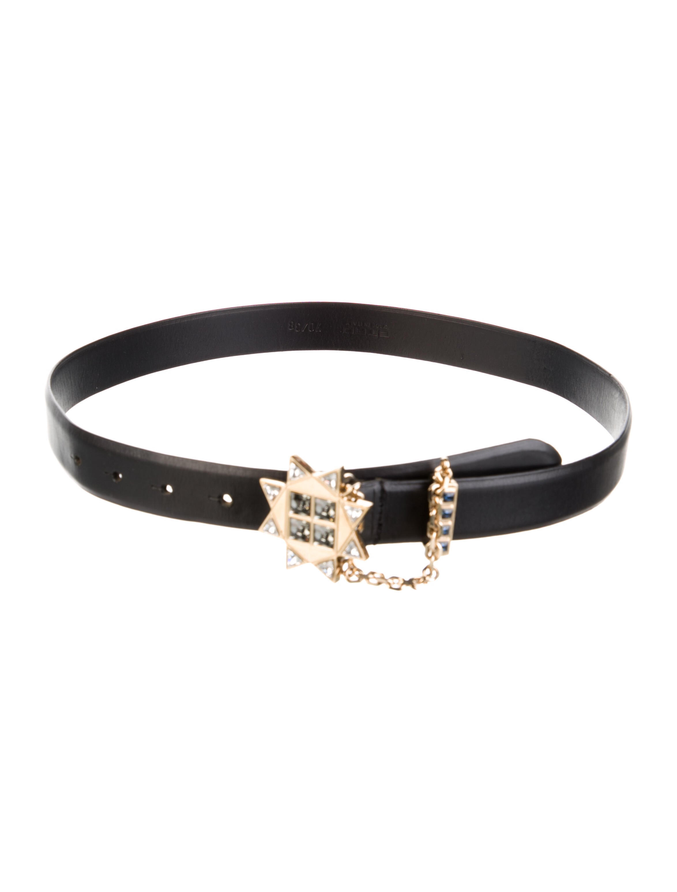Etro Skinny Leather Waist Belt