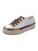 Etro Leather Colorblock Pattern Sneakers