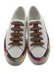 Etro Leather Colorblock Pattern Sneakers