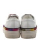 Etro Leather Colorblock Pattern Sneakers