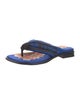 Etro Nylon Printed Flip Flops