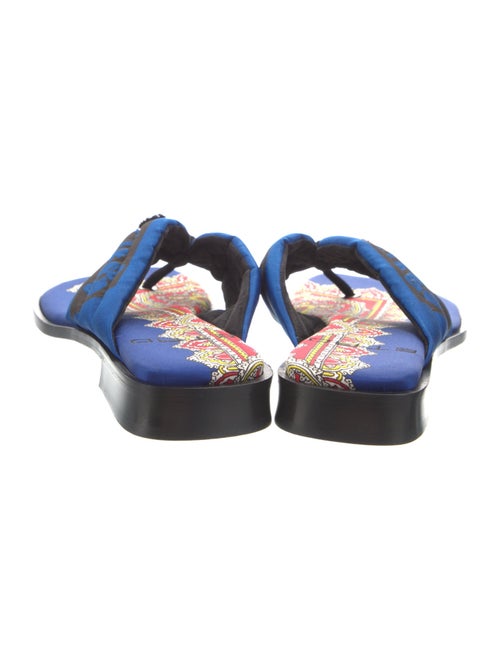 Etro Nylon Printed Flip Flops