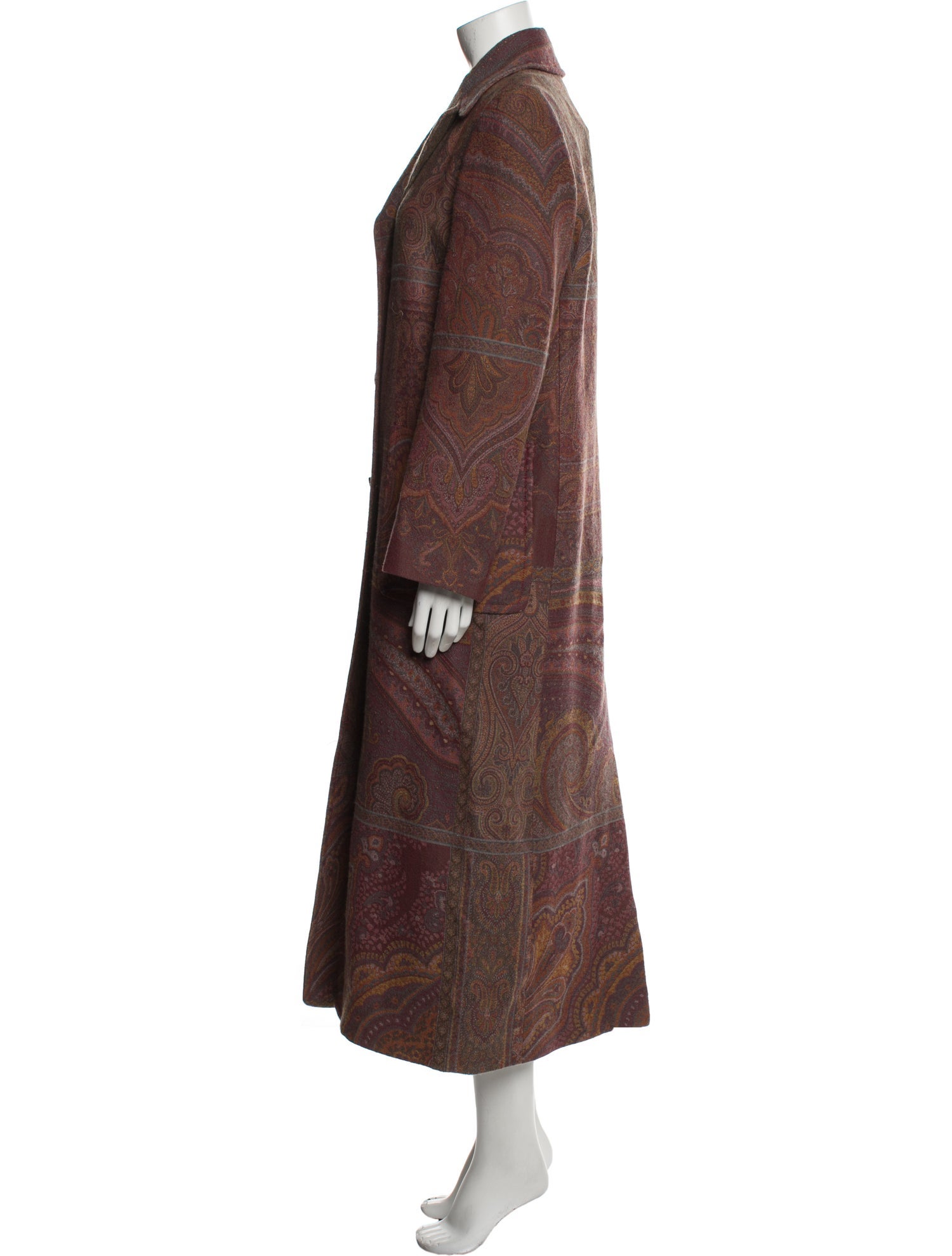 Etro Wool Printed Coat