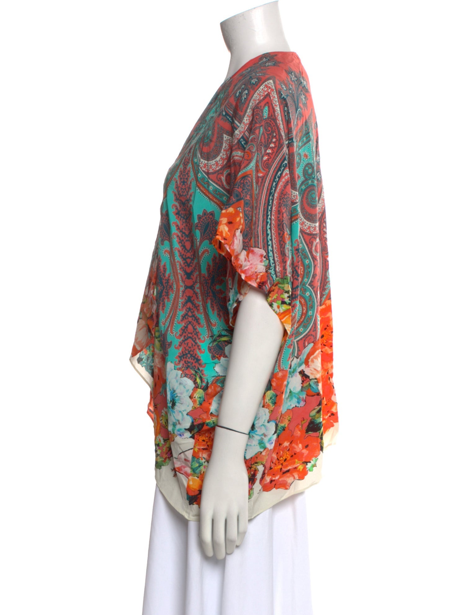 Etro Silk Paisley Print Blouse