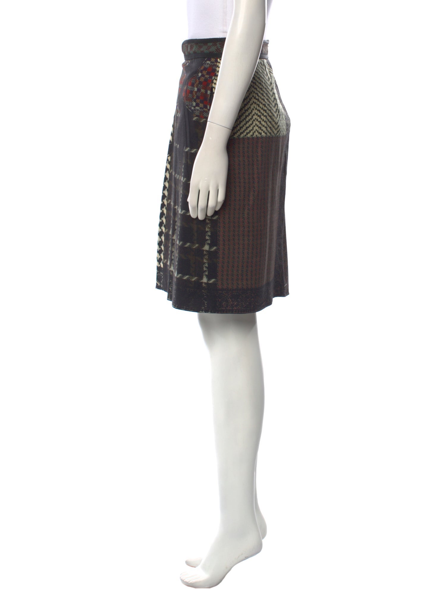 Etro Wool Knee-Length Skirt
