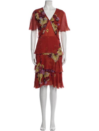 Etro Silk Knee-Length Dress