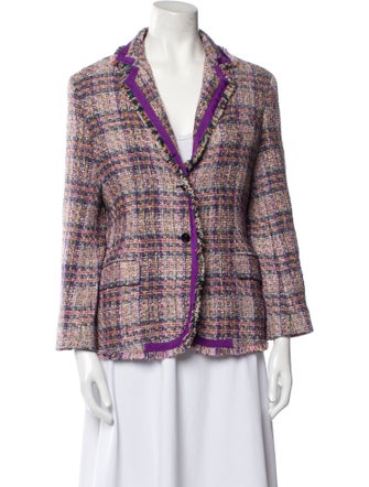 Etro Tweed Pattern Blazer