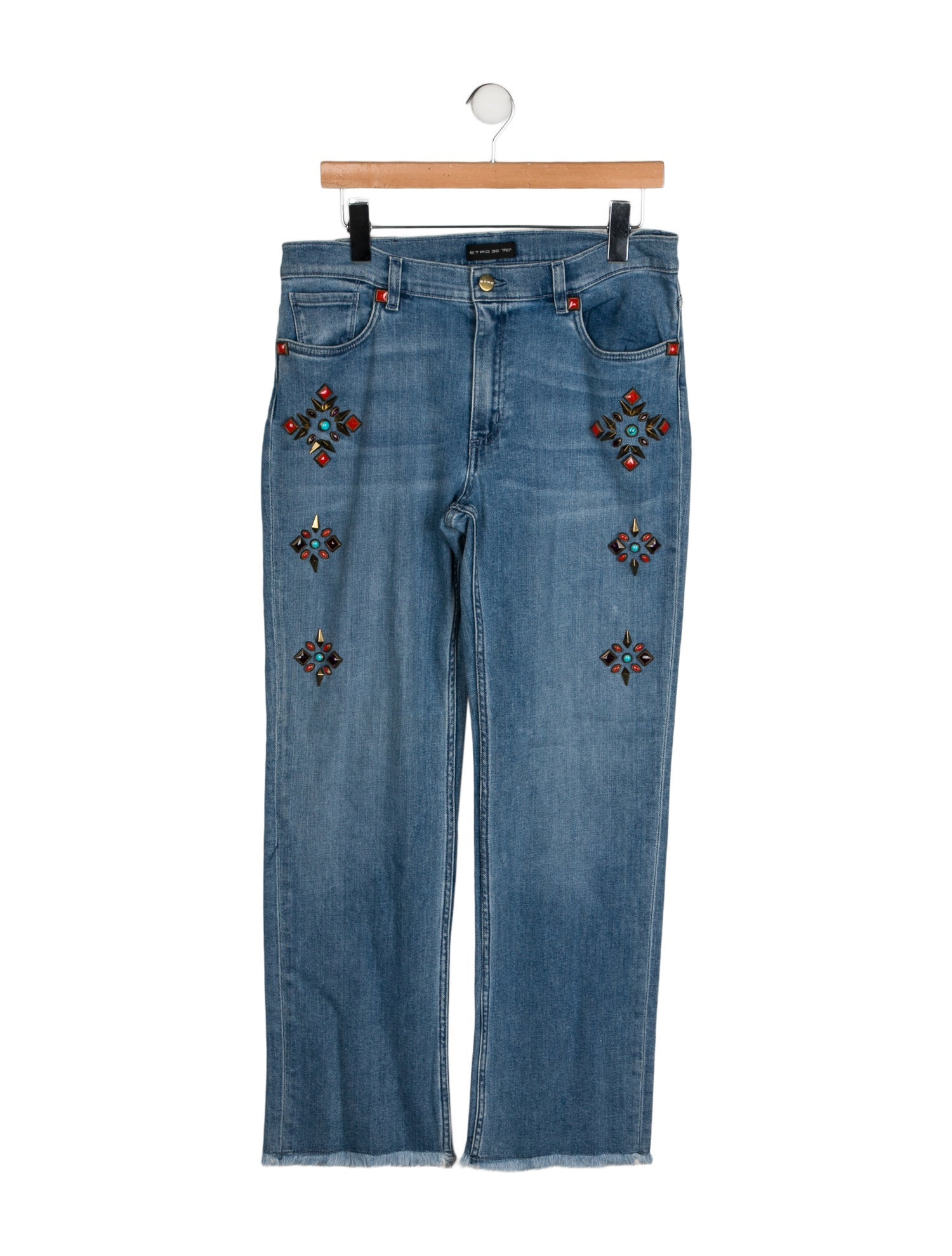 Etro Mid-Rise Wide Leg Jeans