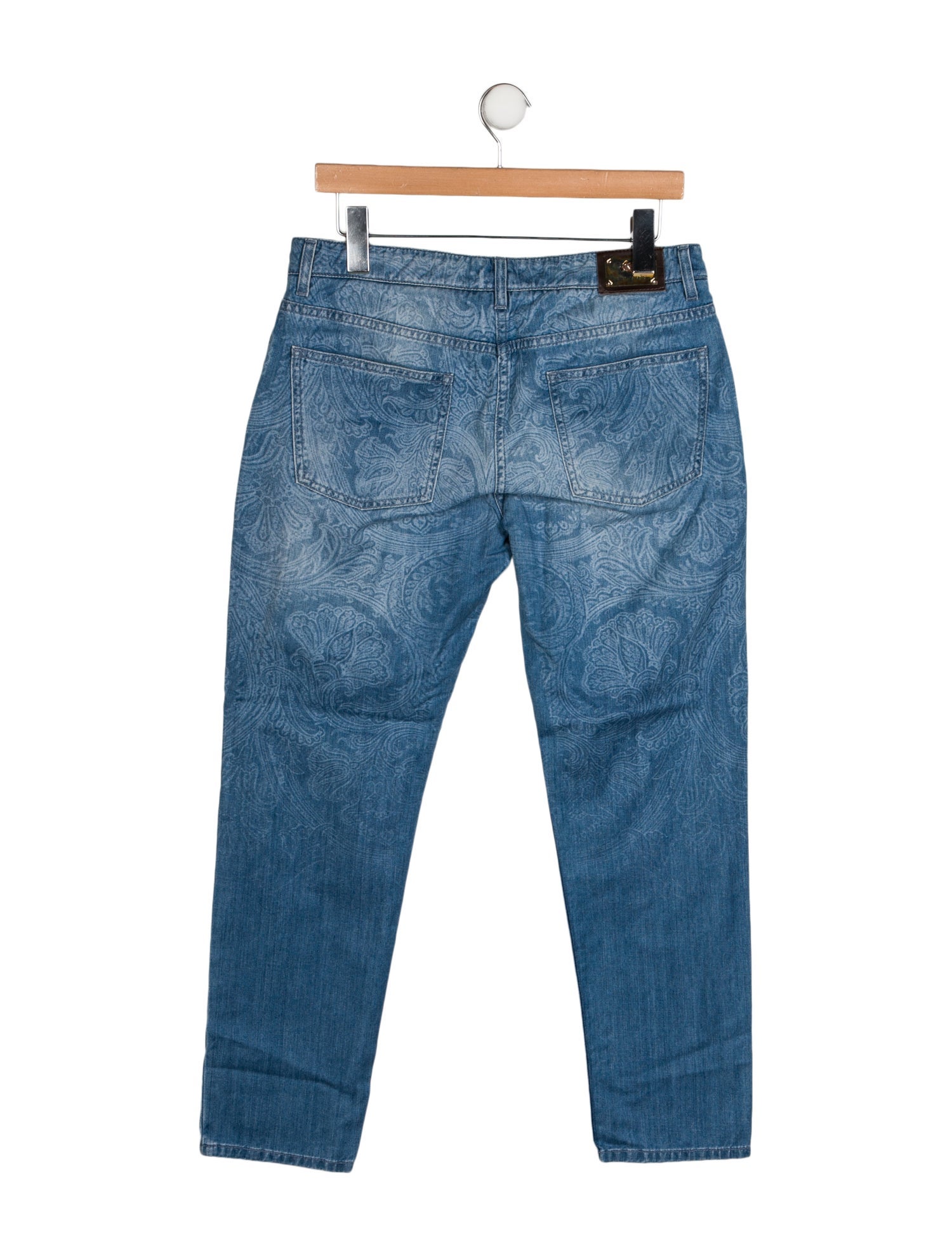 Etro Mid-Rise Straight Leg Jeans