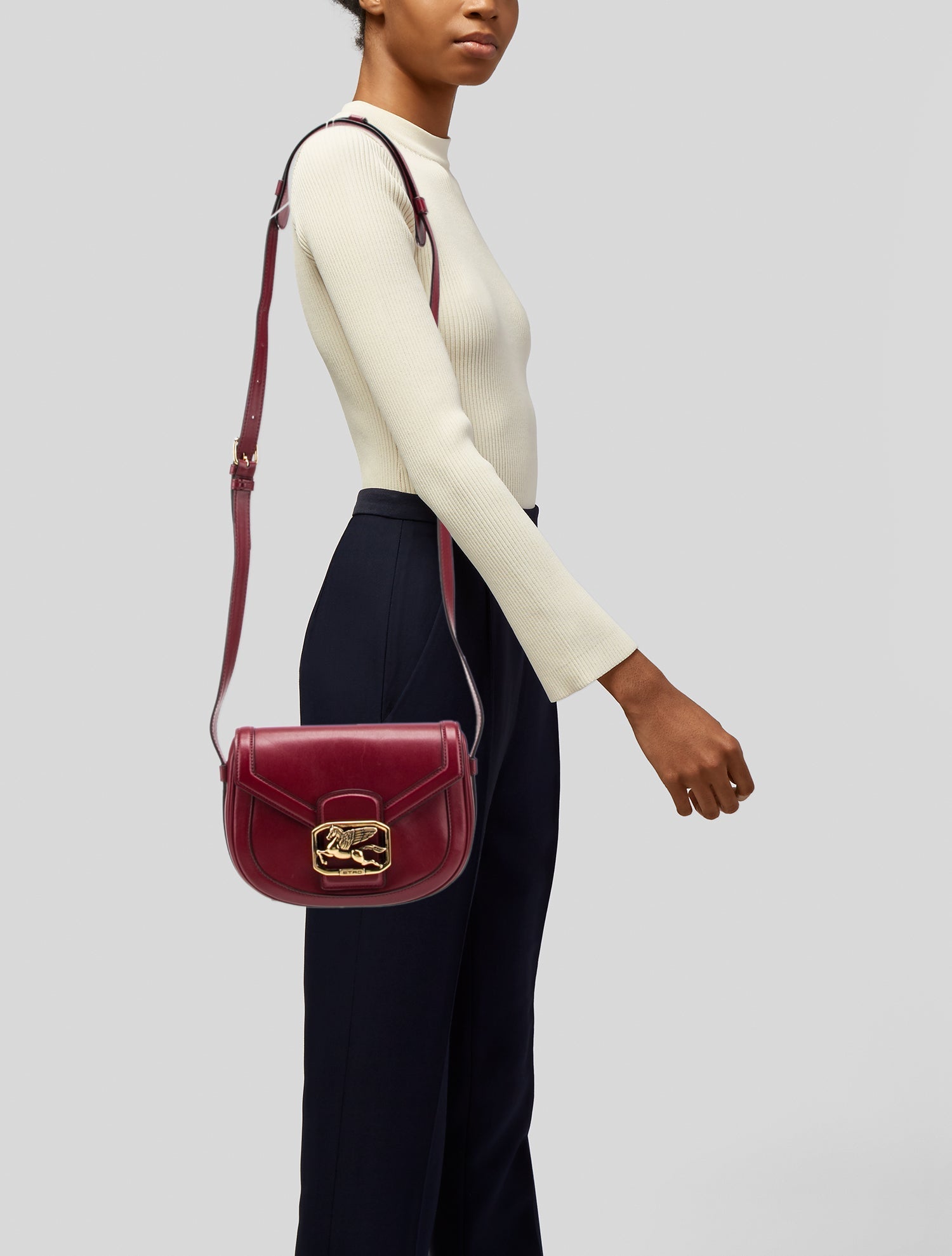 Etro Leather Crossbody Bag