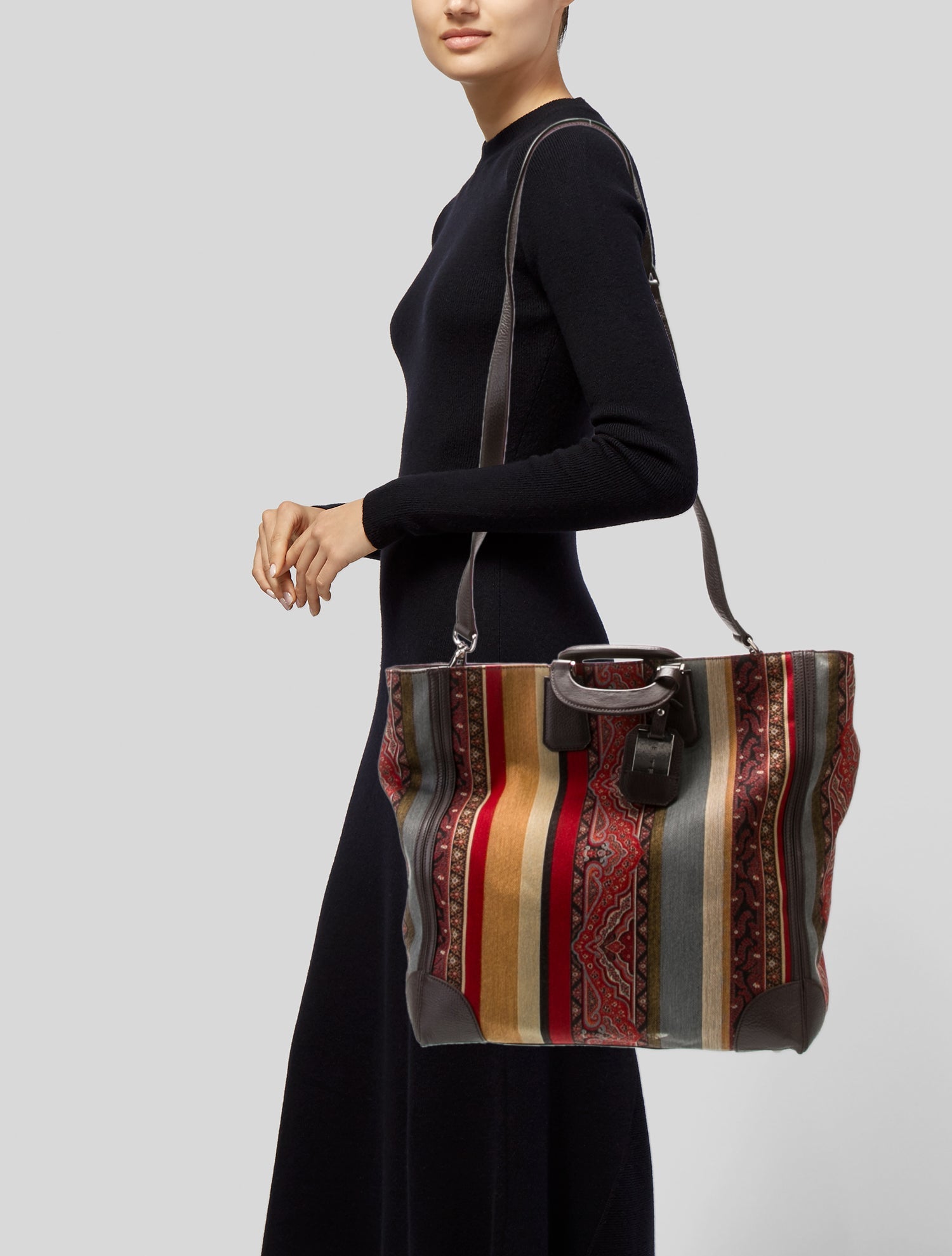 Etro Canvas Bucket Bag