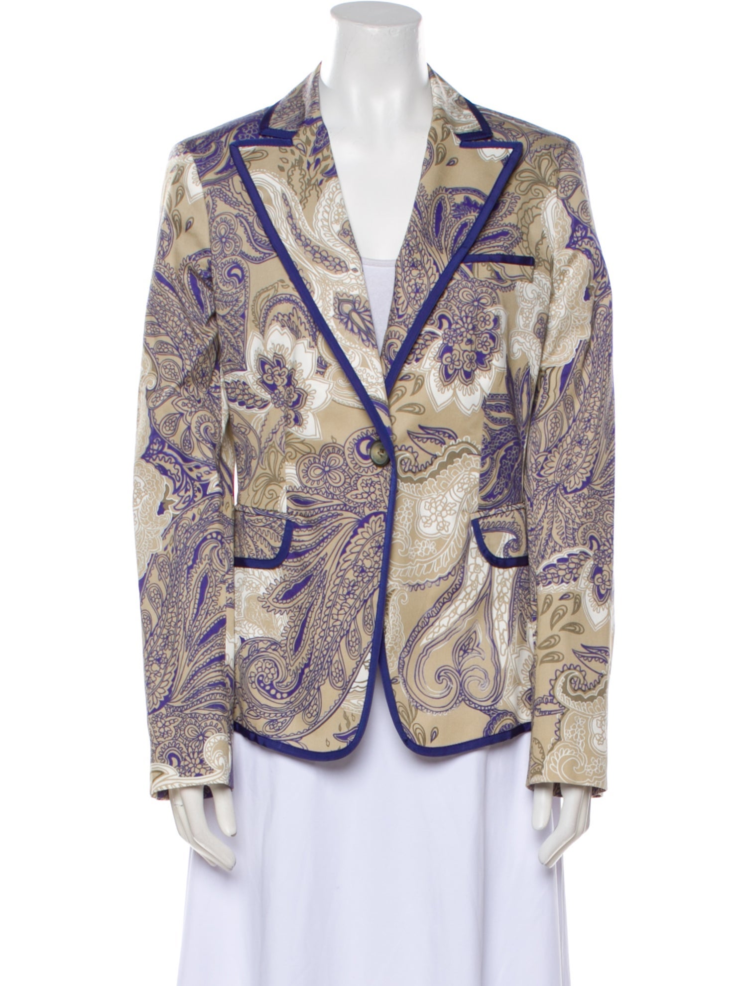 Etro Paisley Print Blazer