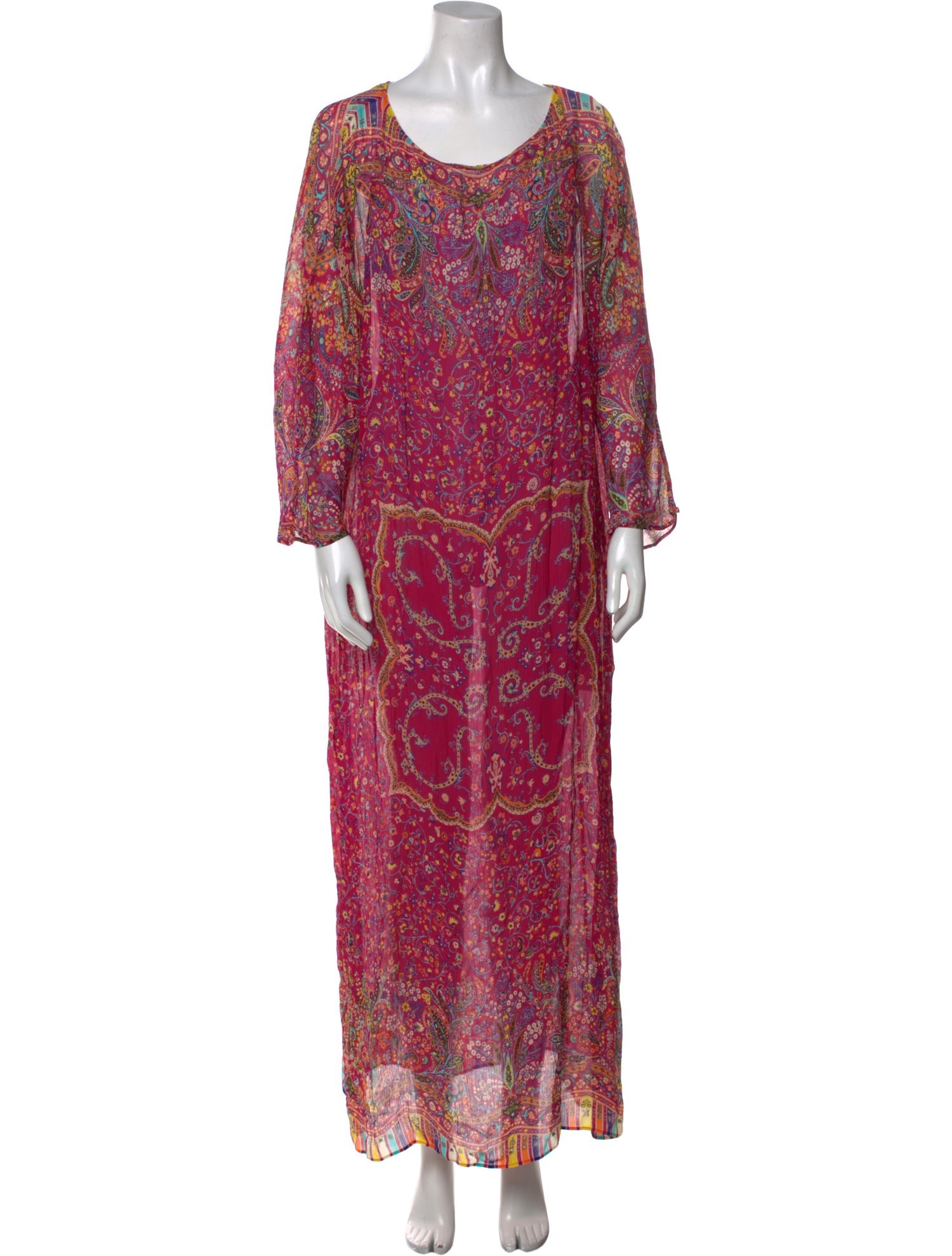 Etro Paisley Print Long Dress w/ Tags