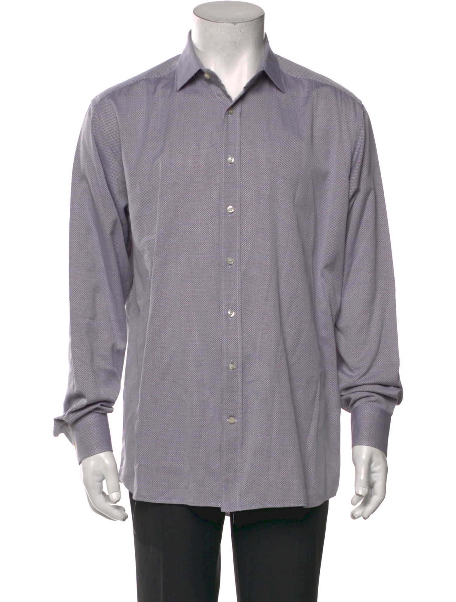 Etro Printed Long Sleeve Dress Shirt