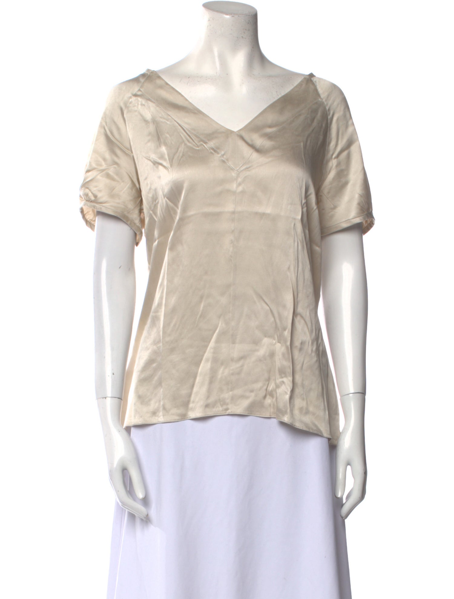 Etro Silk V-Neck Top