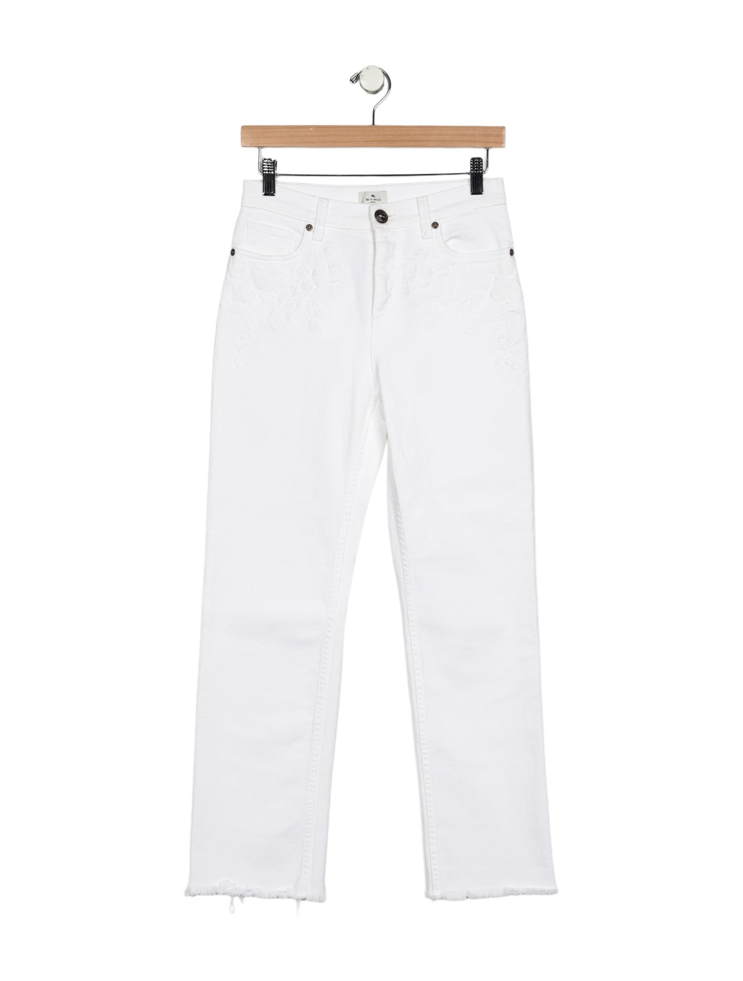 Etro Mid-Rise Straight Leg Jeans