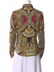 Etro Paisley Print Long Sleeve Button-Up Top