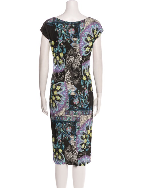 Etro Paisley Print Midi Length Dress