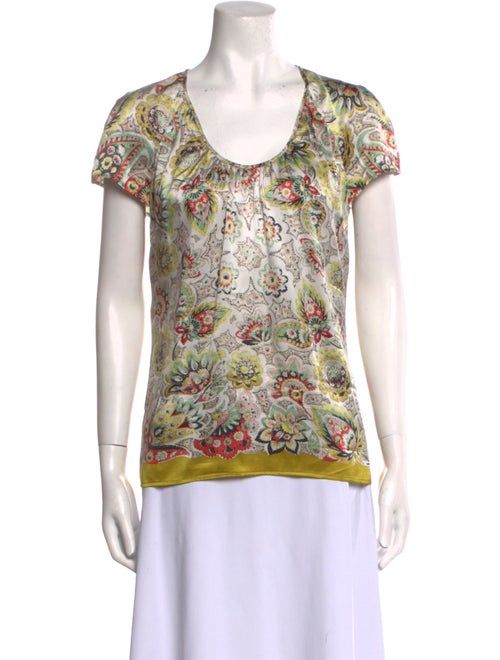 Etro Silk Printed T-Shirt