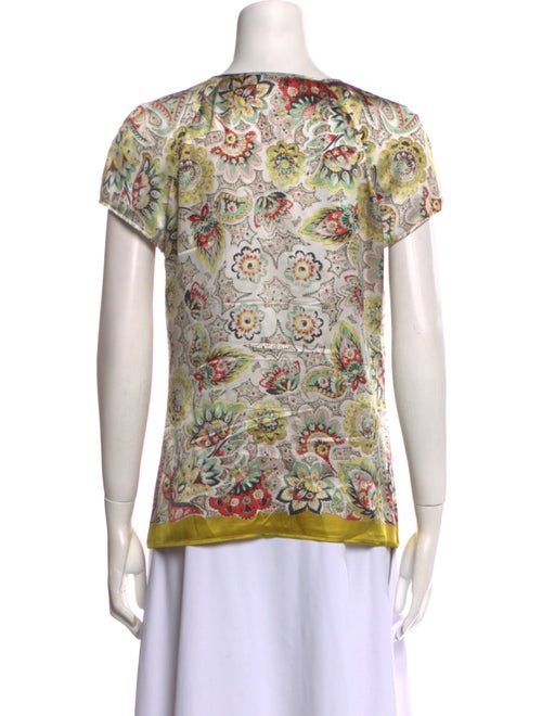 Etro Silk Printed T-Shirt