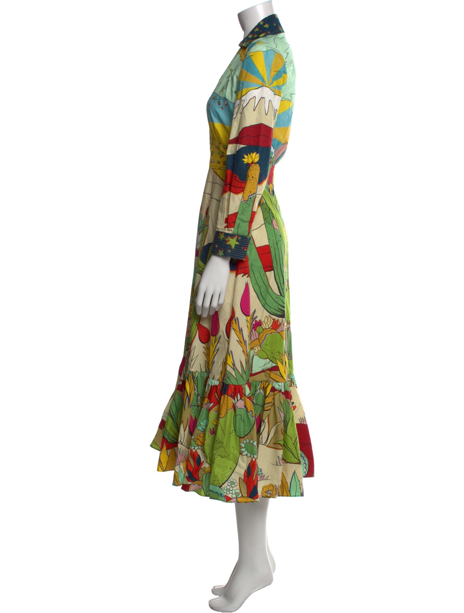 Etro Printed Long Dress
