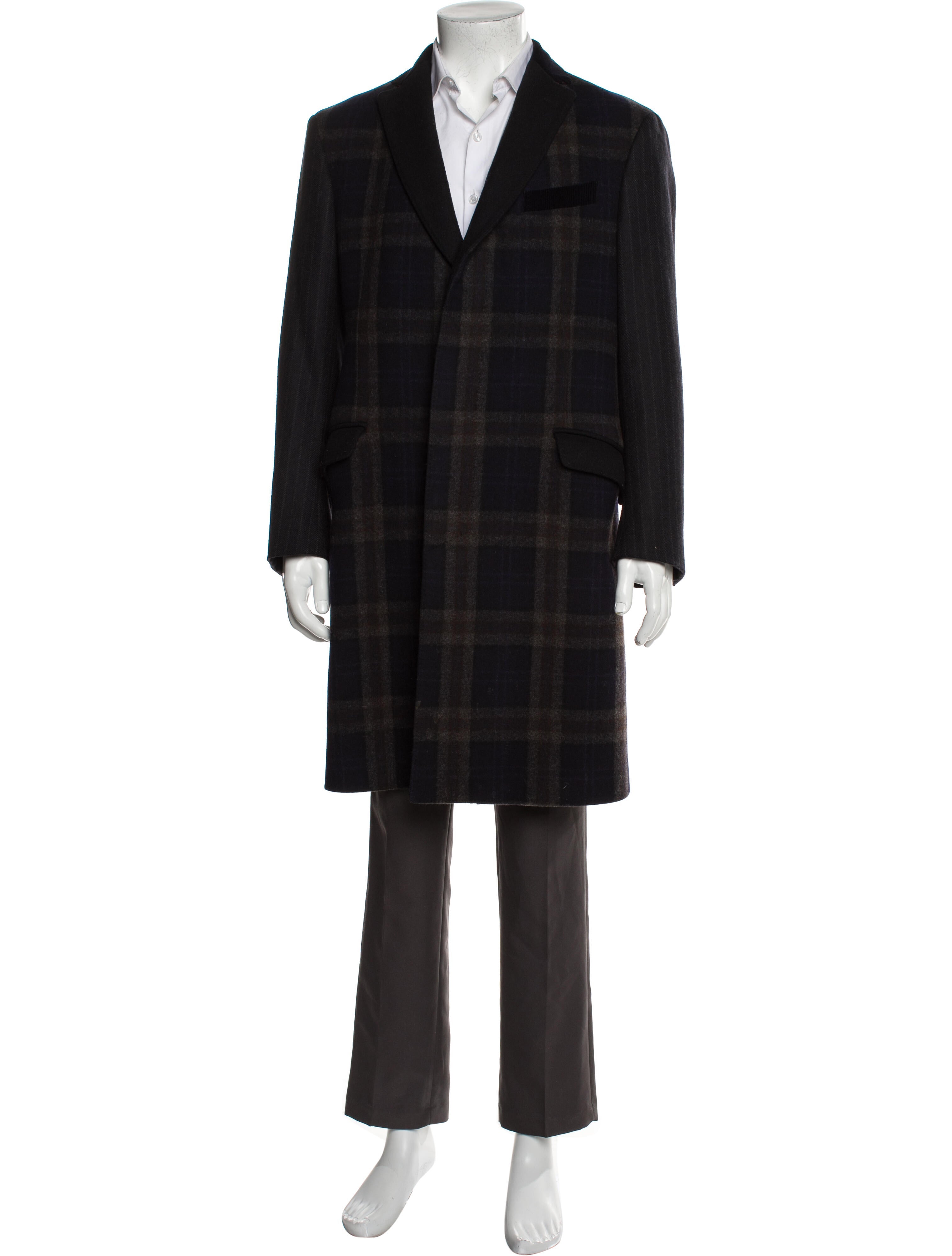 Etro Wool Plaid Print Sport Coat