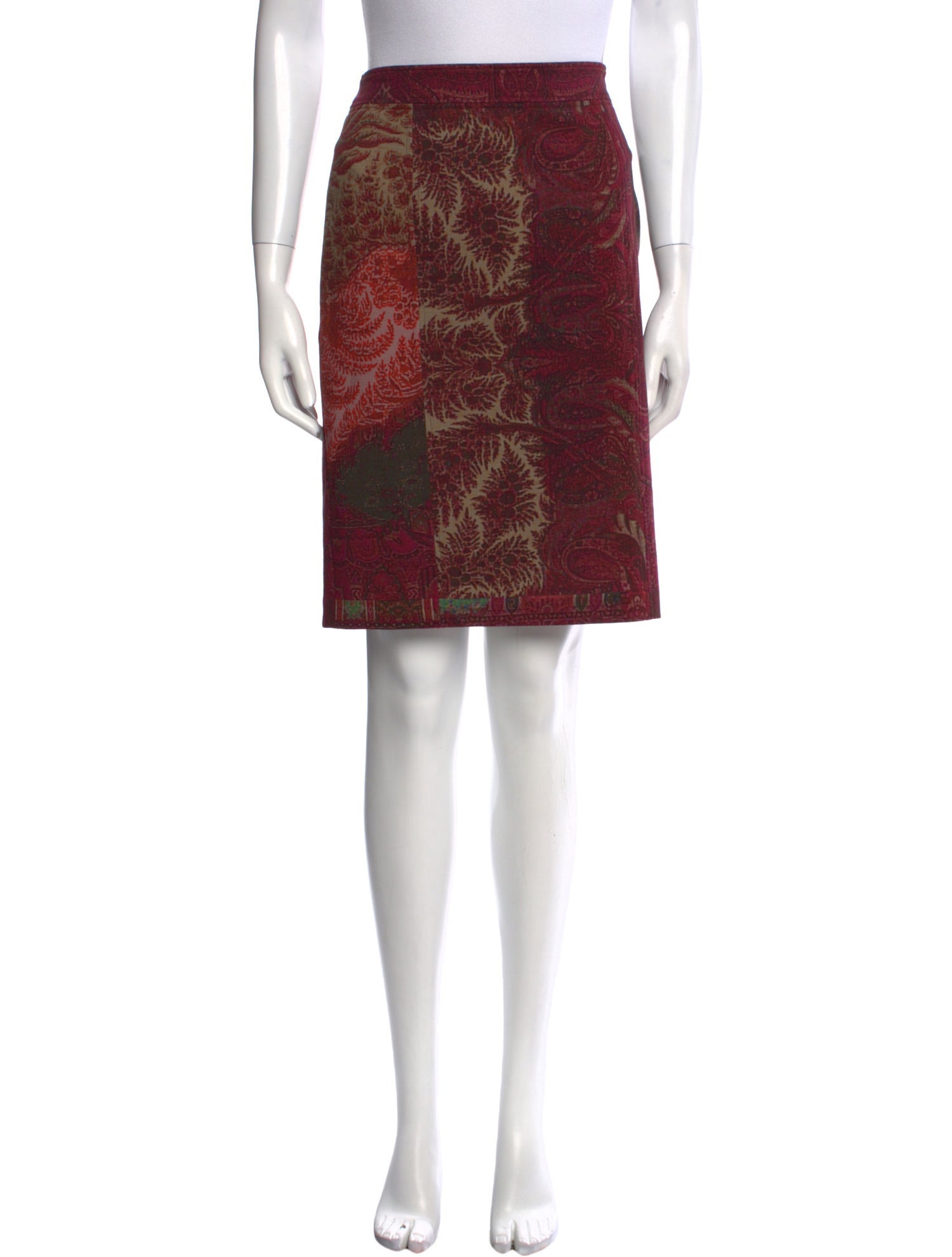 Etro Wool Knee-Length Skirt