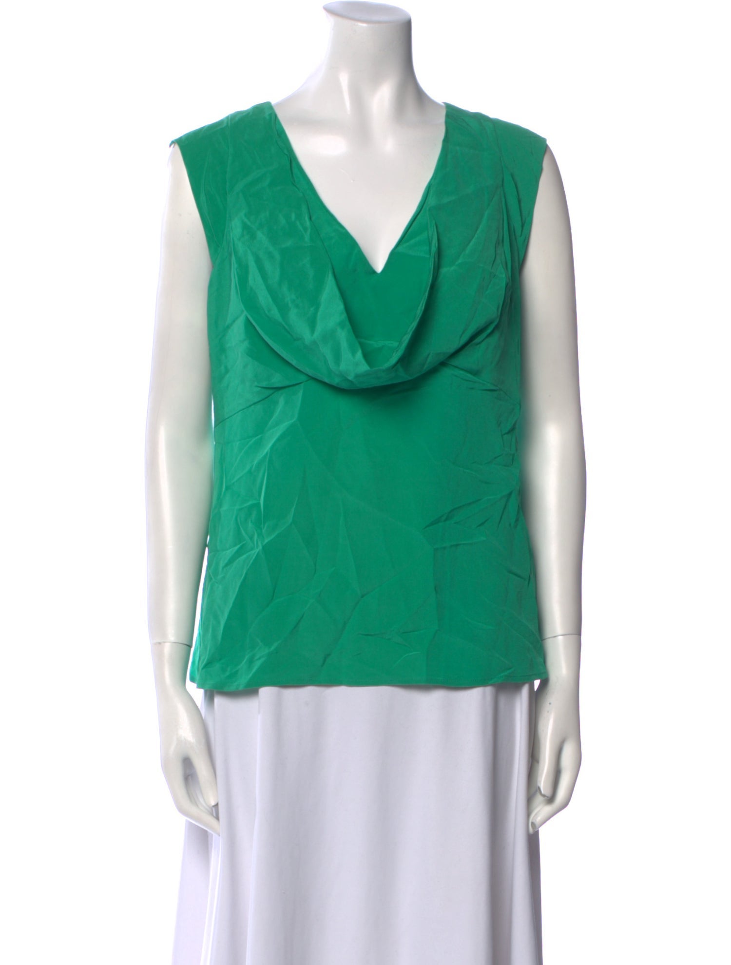 Etro Silk Cowl Neck Blouse