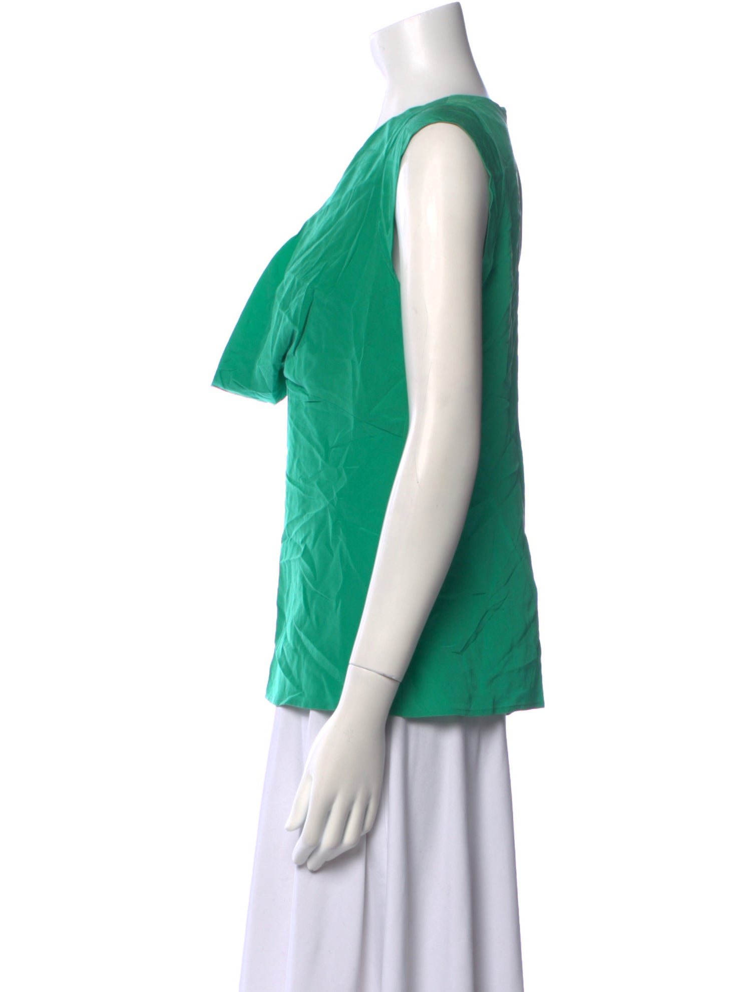 Etro Silk Cowl Neck Blouse