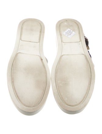 Etro Leather Colorblock Pattern Slingback Sandals