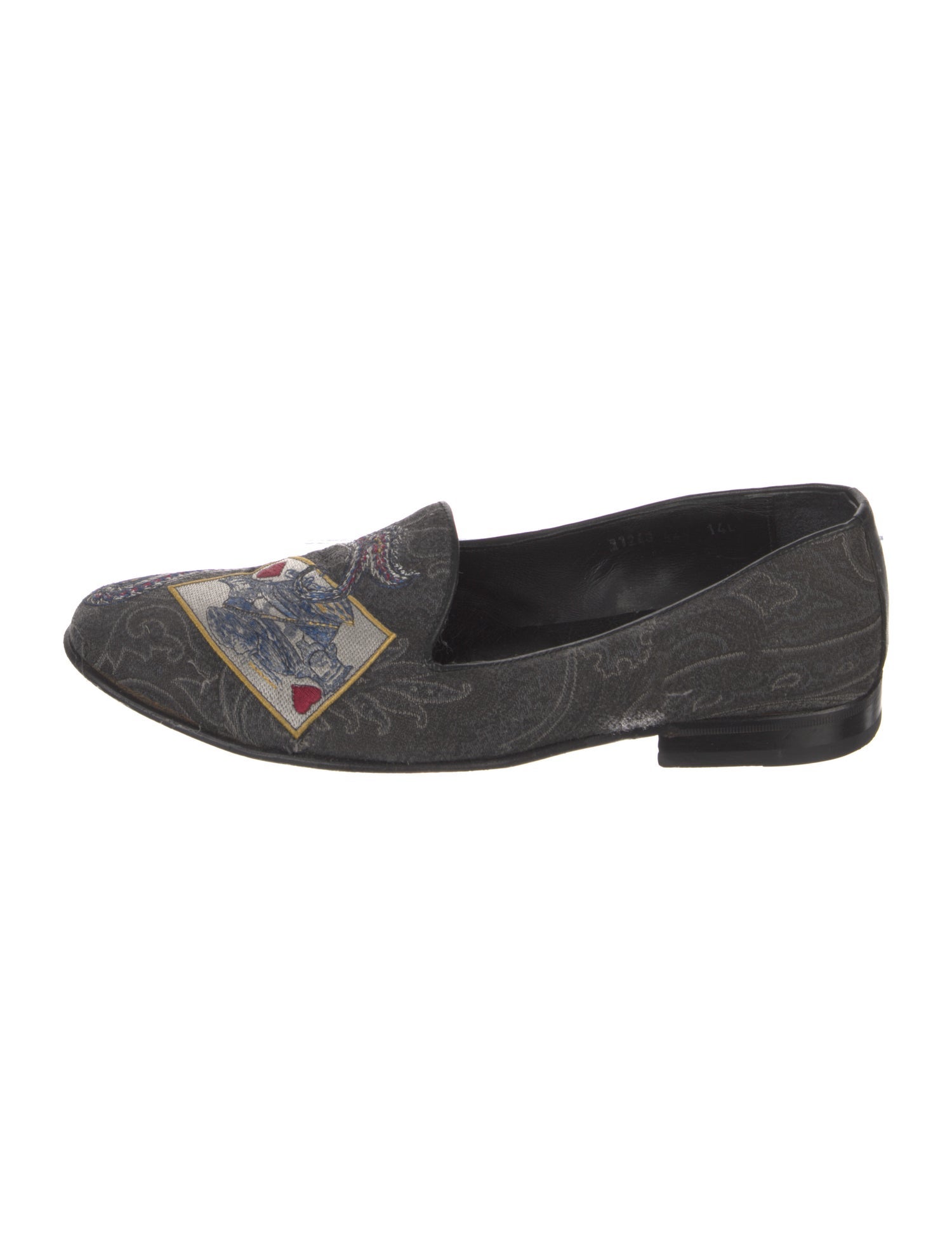 Etro Canvas Printed Loafers